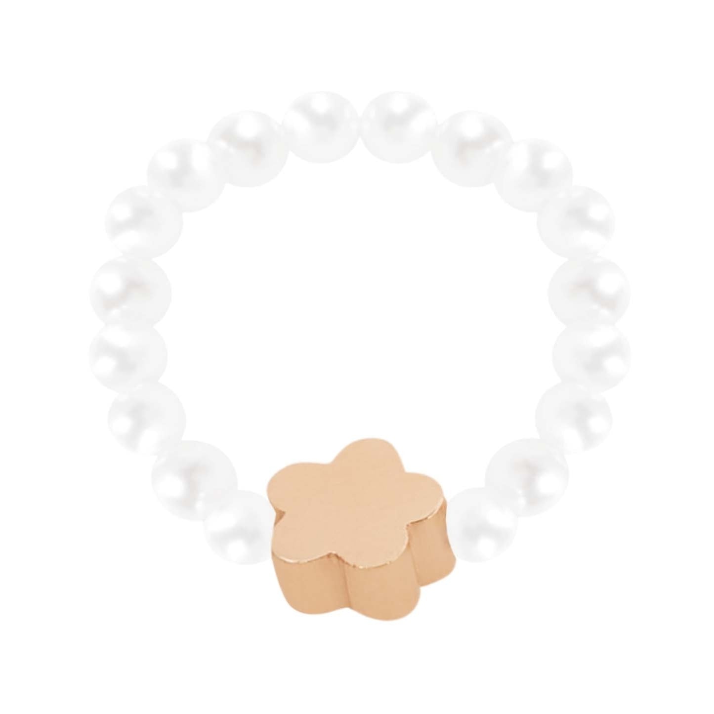 Ring - "New Wonderful Moments" - bloem - roségoud pl. 606930