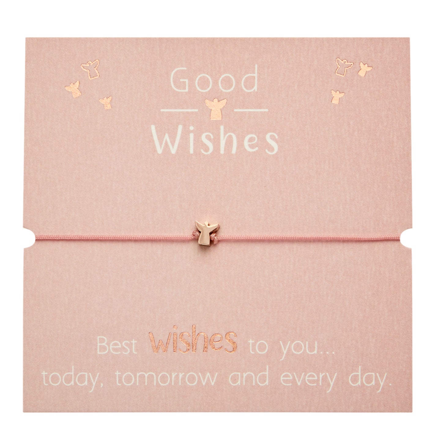 Crystals by HCA-Armband-Good Wishes-Roséverguld-Engel