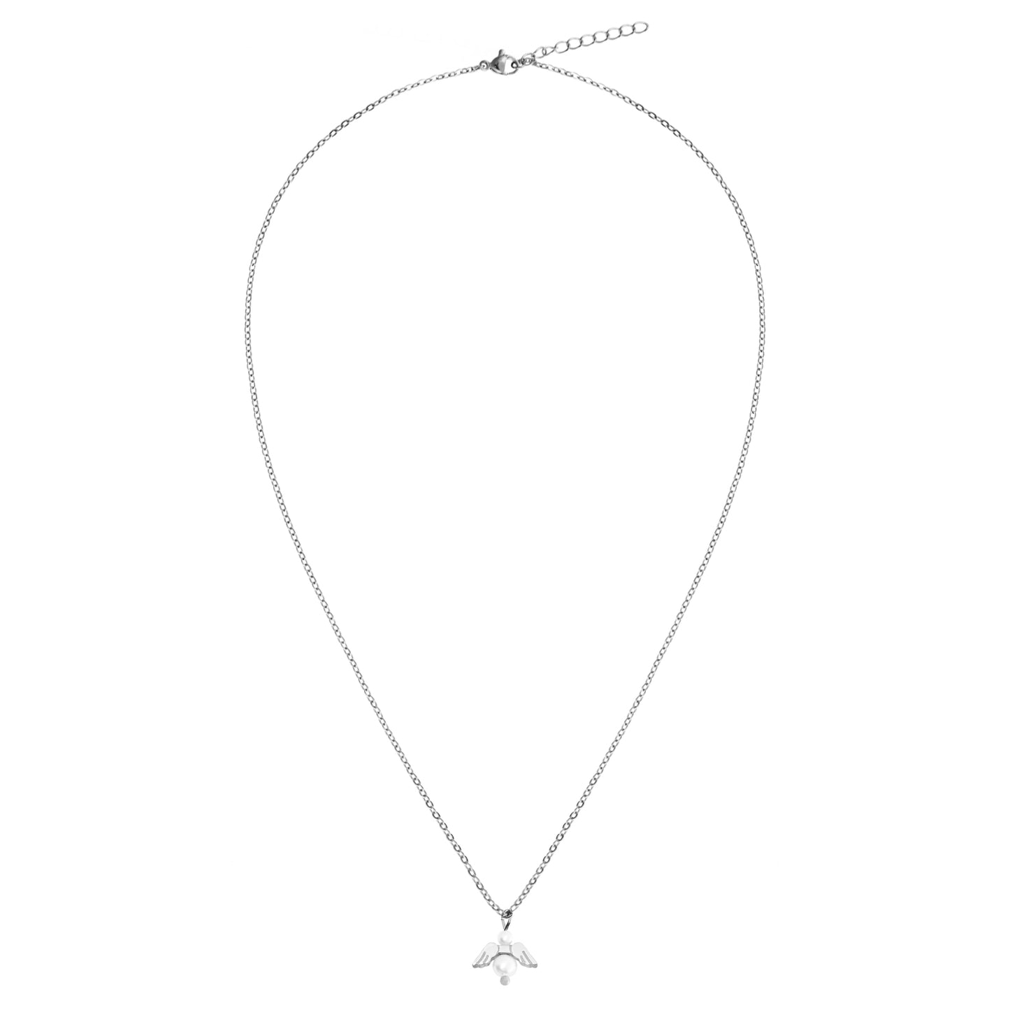 Crystals by HCA-Ketting-An angel for you-Verzilverd
