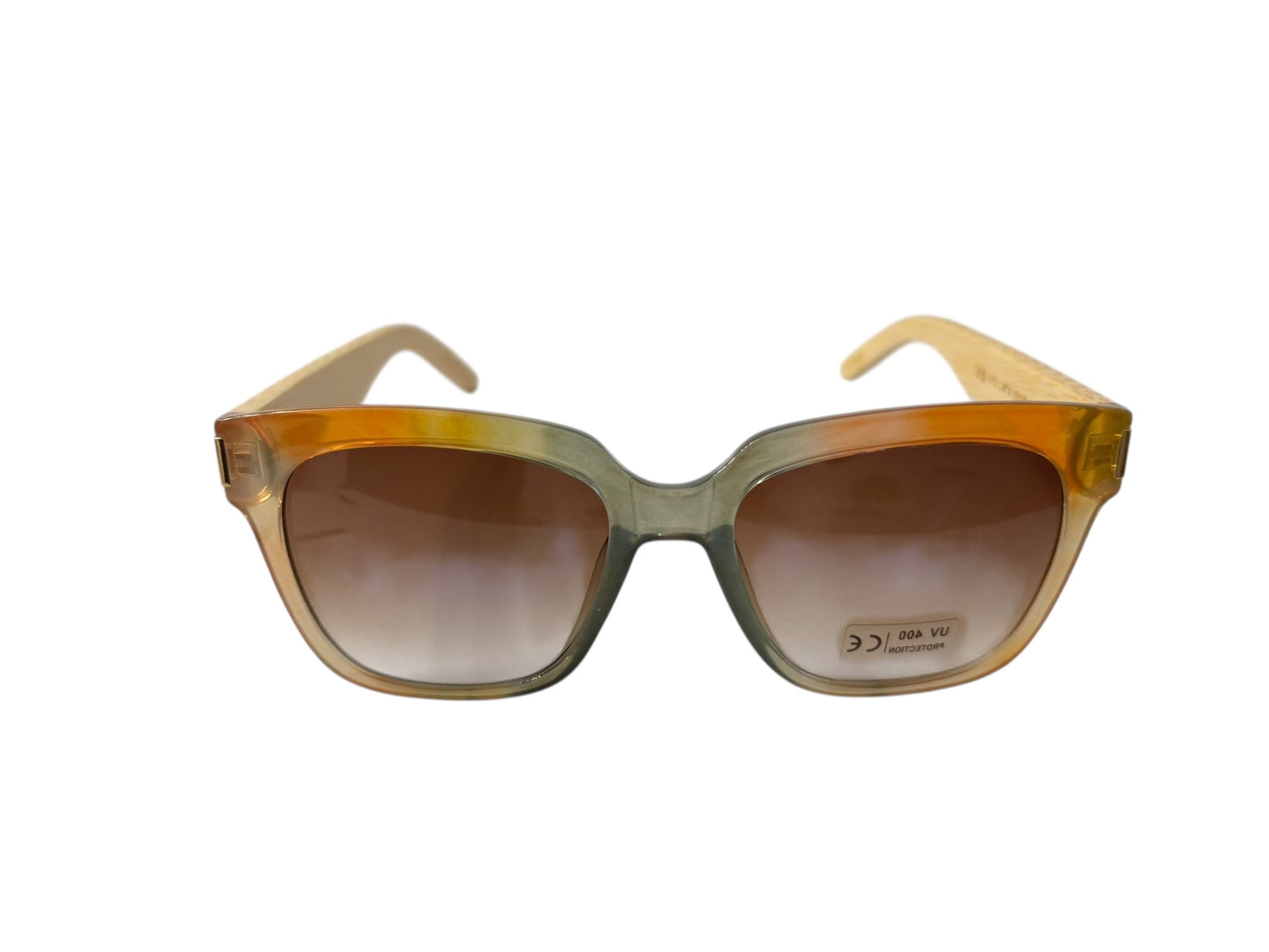 MG Luna-Zonnebril (1073-4)-Echt hout-Gratis etui