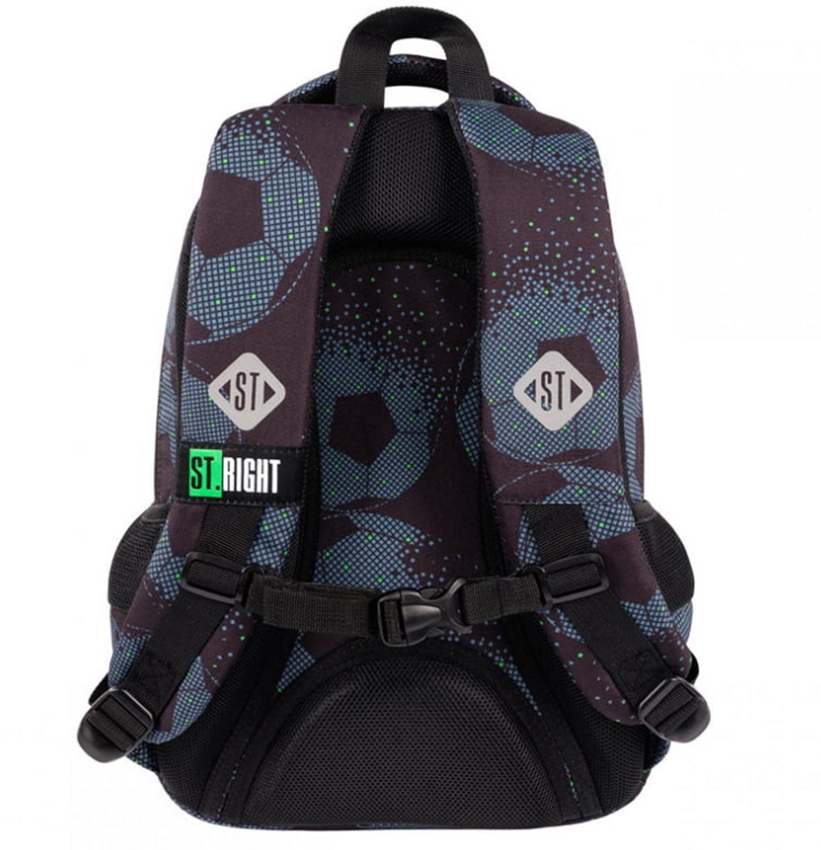 St.Right - rugzak - schooltas - 15" - voetbal - 39x27x17cm - 20 liter