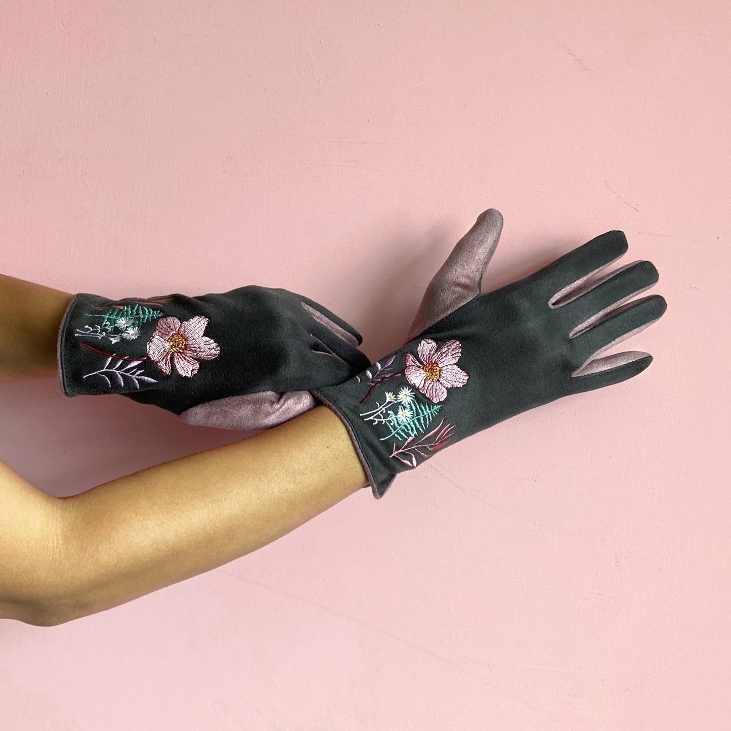 House of Disaster-Handschoenen-Bloemen
