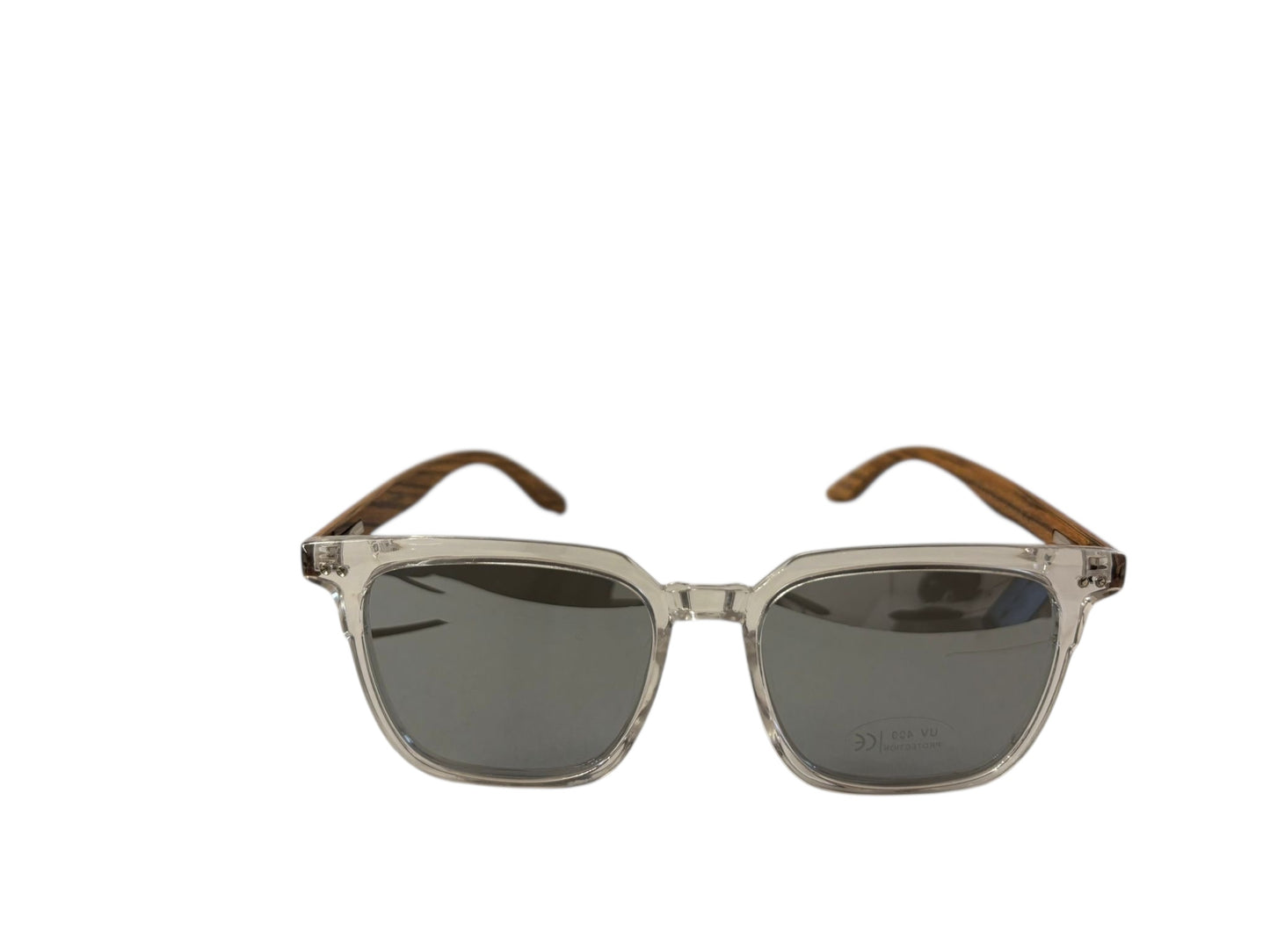 MG Luna-Zonnebril (1607P M-2)-Echt hout-Gratis etui