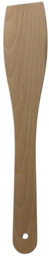 Houten spatel - bakspaan- bakspatel - 30 cm - beukenhout