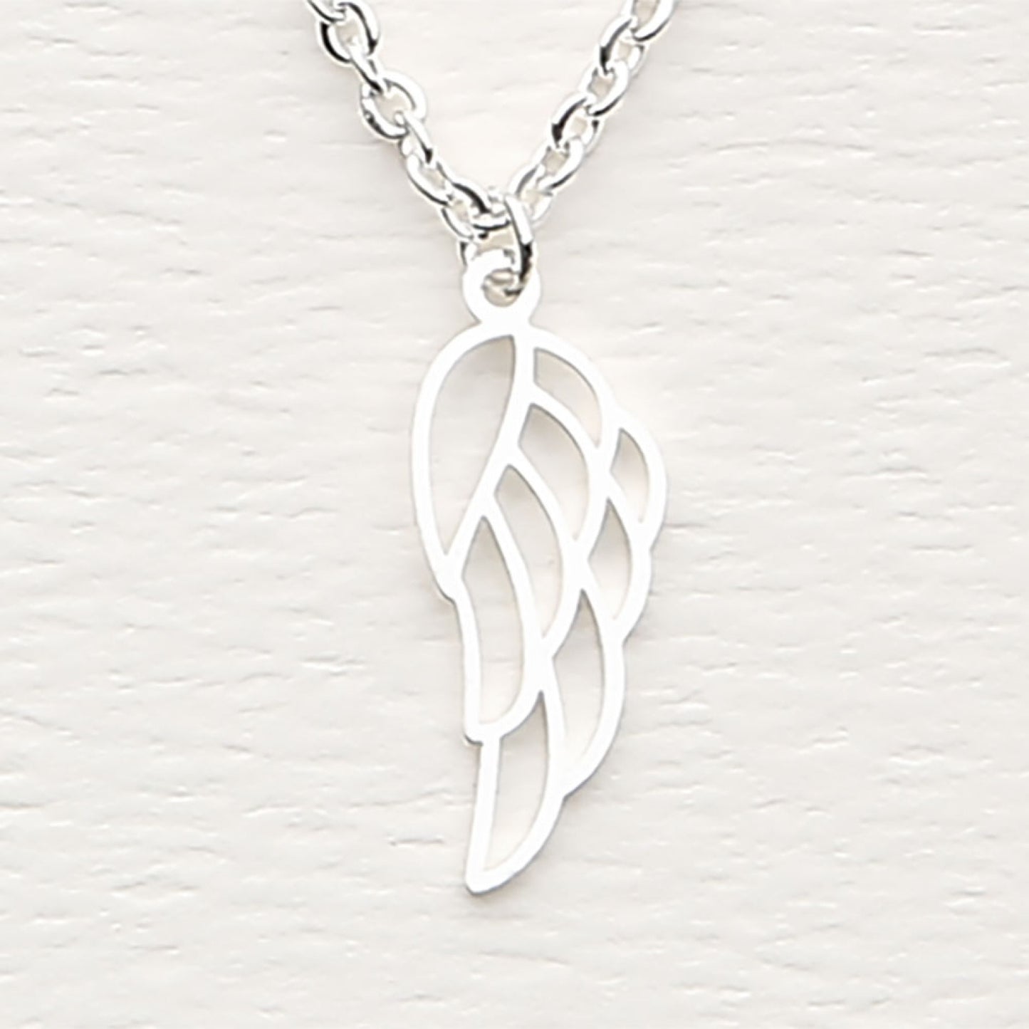 Crystals by HCA-Classic-Ketting-Verzilverd-Engelenvleugel