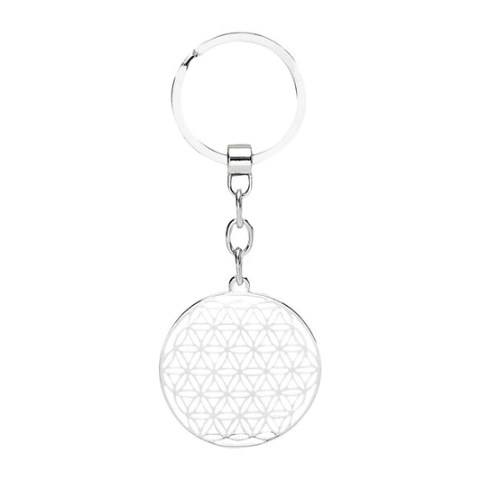 Crystals by HCA-Sleutelhanger met symbool-Levensbloem