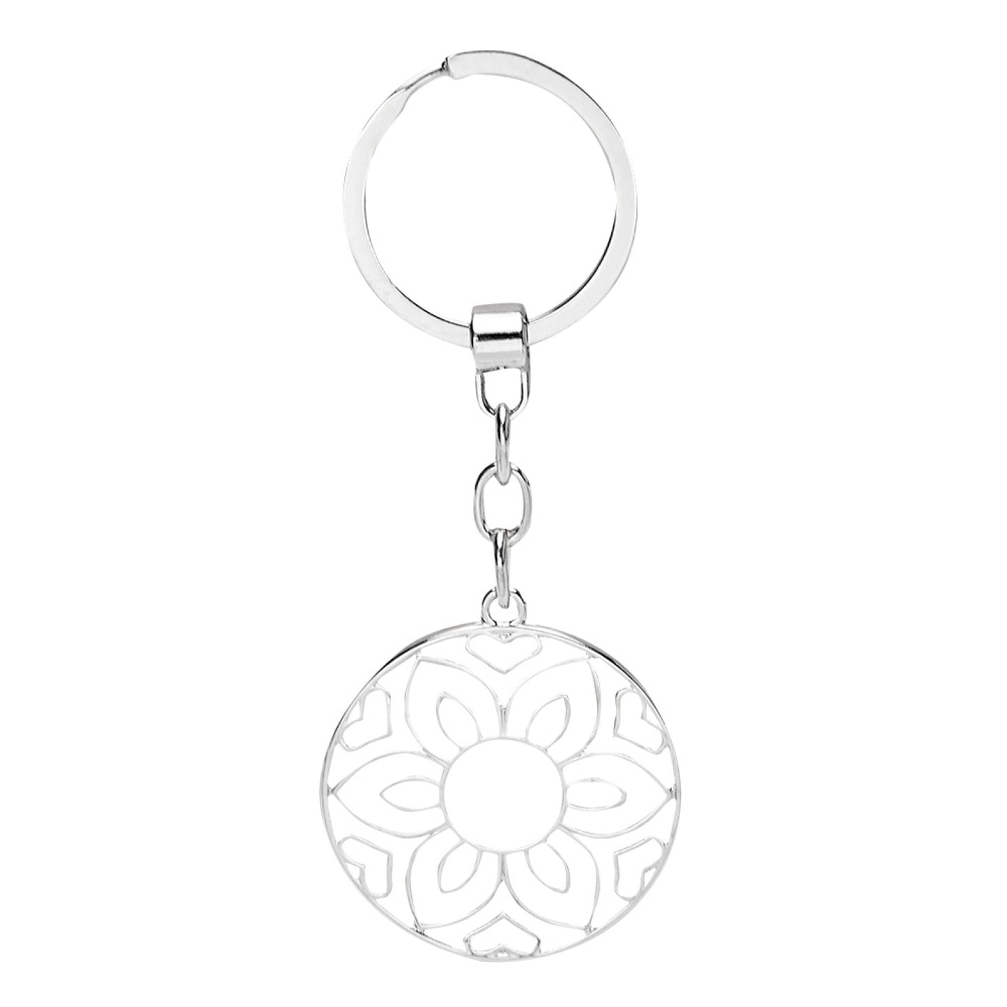 Crystals by HCA-Sleutelhanger met symbool-Mandala of love