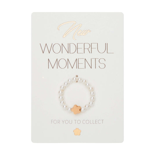 Ring - "New Wonderful Moments" - bloem - roségoud pl. 606930