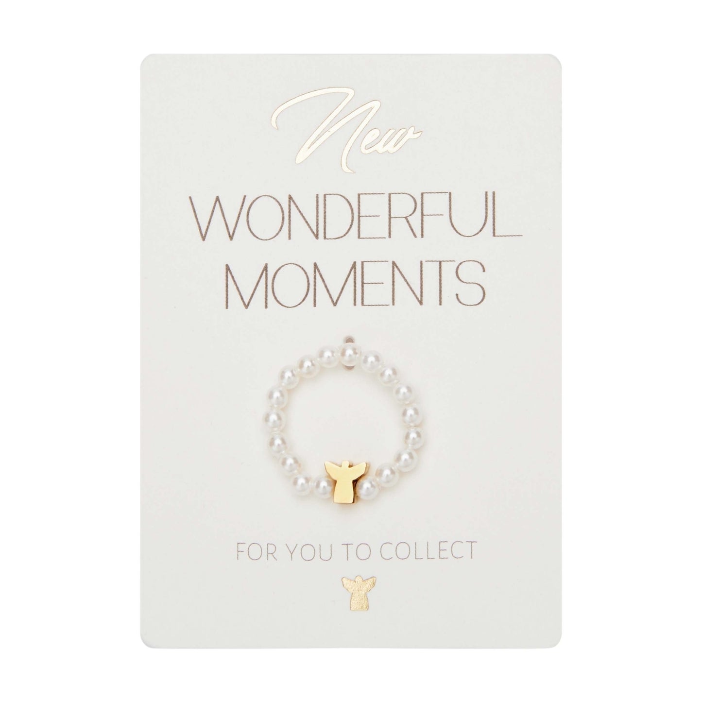 Ring - "New Wonderful Moments" - engel - verguld 606945