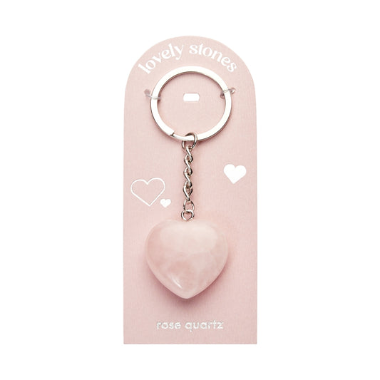 Sleutelhanger - Lovely Stones - rozenkwarts