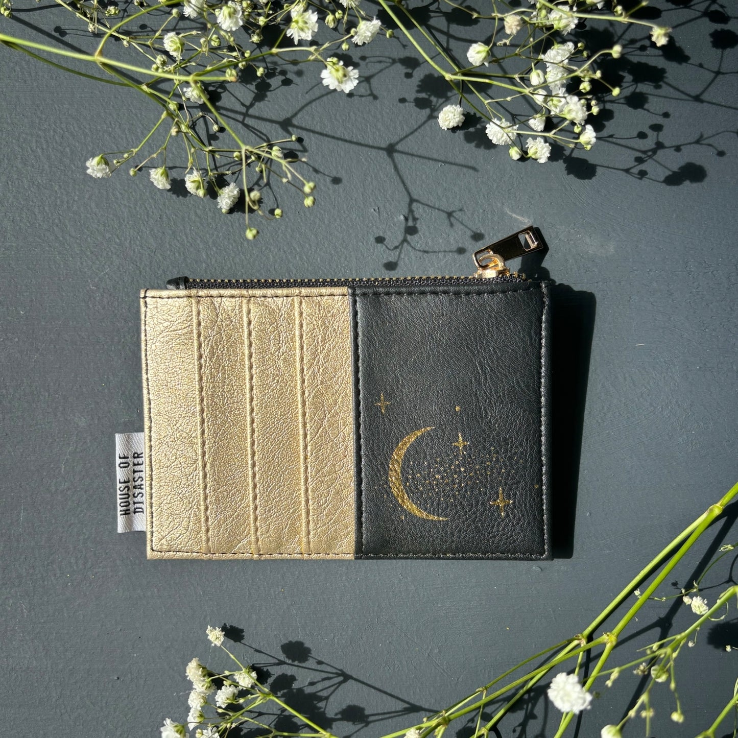 House of Disaster-After Dark-Portemonnee-Zwart