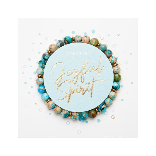 Crystals by HCA-Armband-Joyful Spirit-Jaspis blauw-Verguld