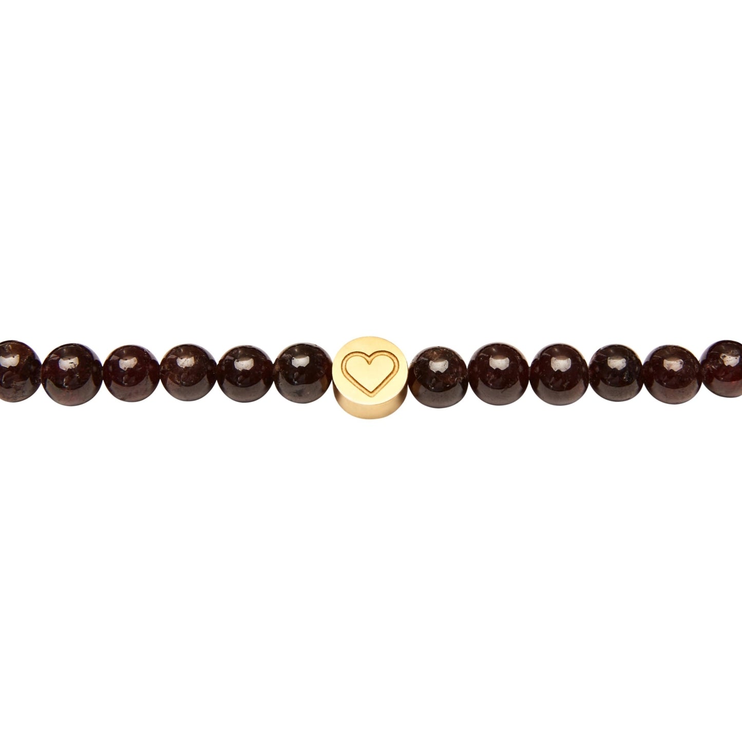 Crystals by HCA-Armband-Joyful Spirit-Granaat-Verguld