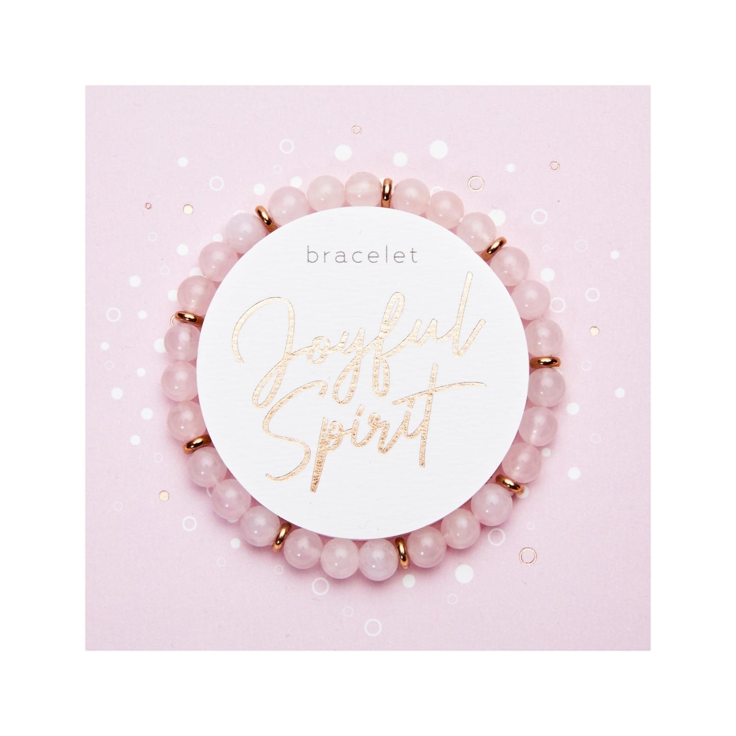 Crystals by HCA-Armband-Joyful Spirit-Rozenkwarts-Roségoud