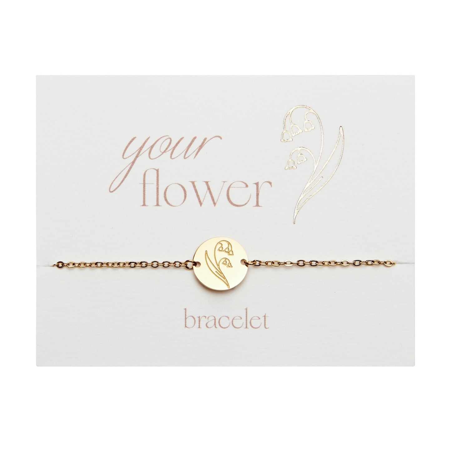 Crystals by HCA-Armband-Your flower-Lelietje van dalen-Mei