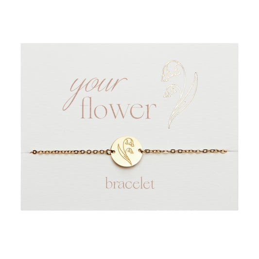 Crystals by HCA-Armband-Your flower-Lelietje van dalen-Mei