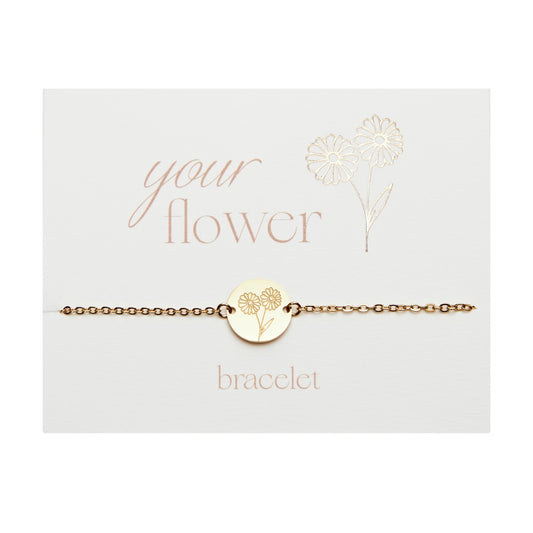 Crystals by HCA-Armband-Your flower-Aster-September