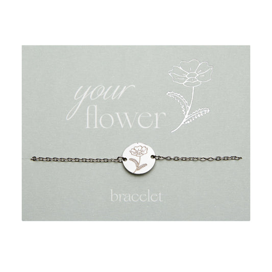 Crystals by HCA-Armband-Your flower-Cosmea-Oktober