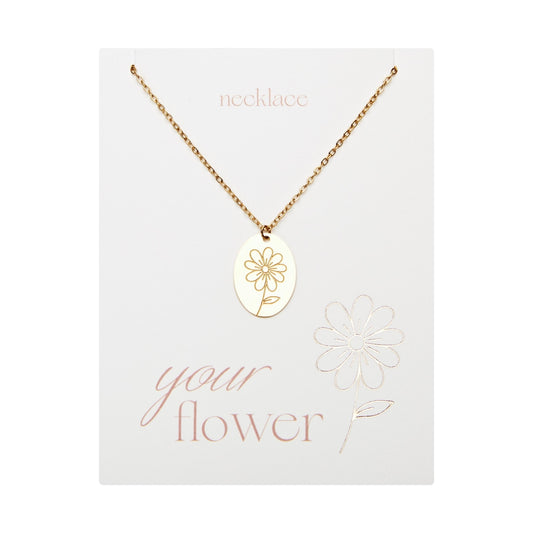 Crystals by HCA-Ketting-Your flower-Margriet-April