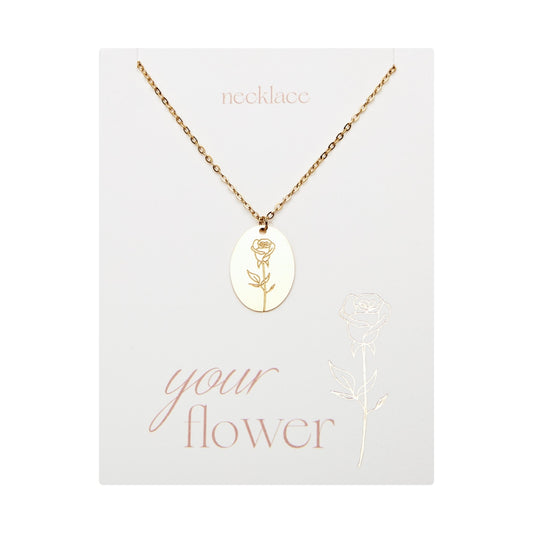 Crystals by HCA-Ketting-Your flower-Roos-Juni