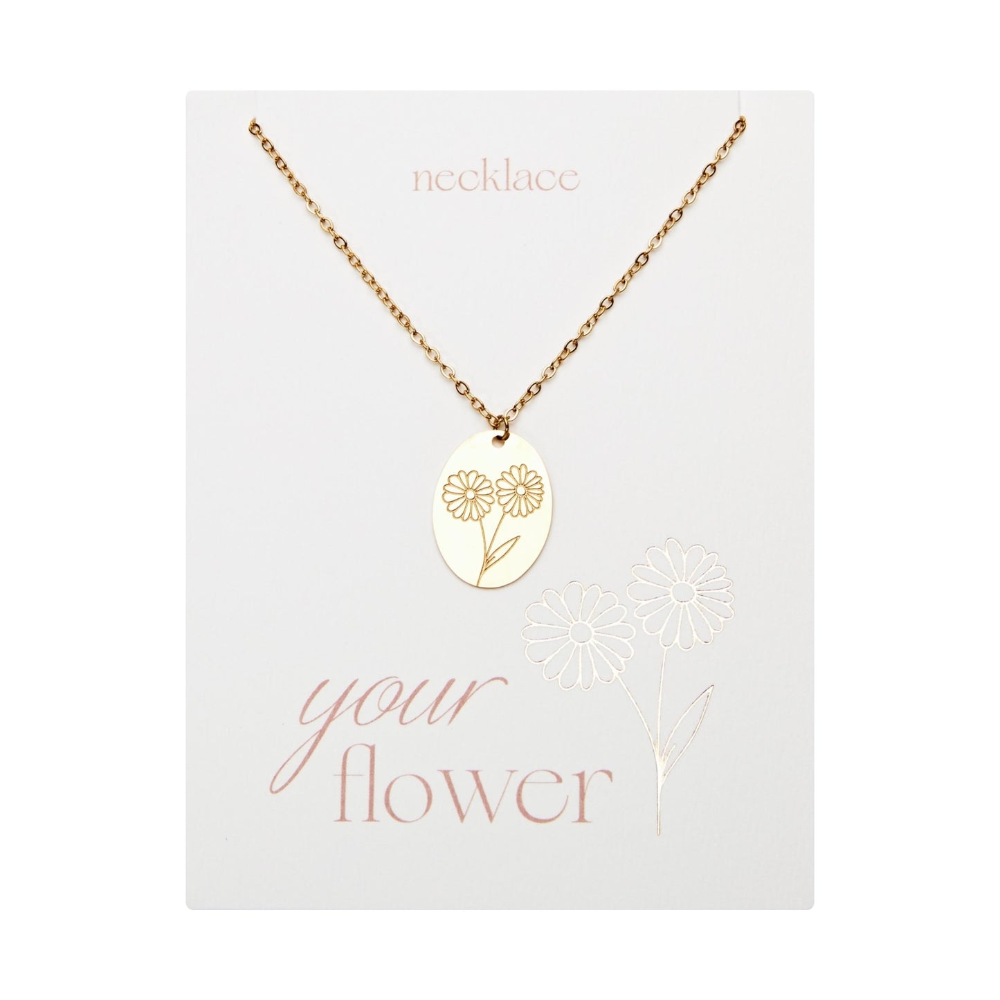 Crystals by HCA-Ketting-Your flower-Aster-September