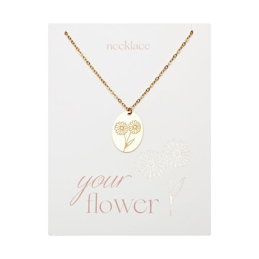 Crystals by HCA-Ketting-Your flower-Aster-September