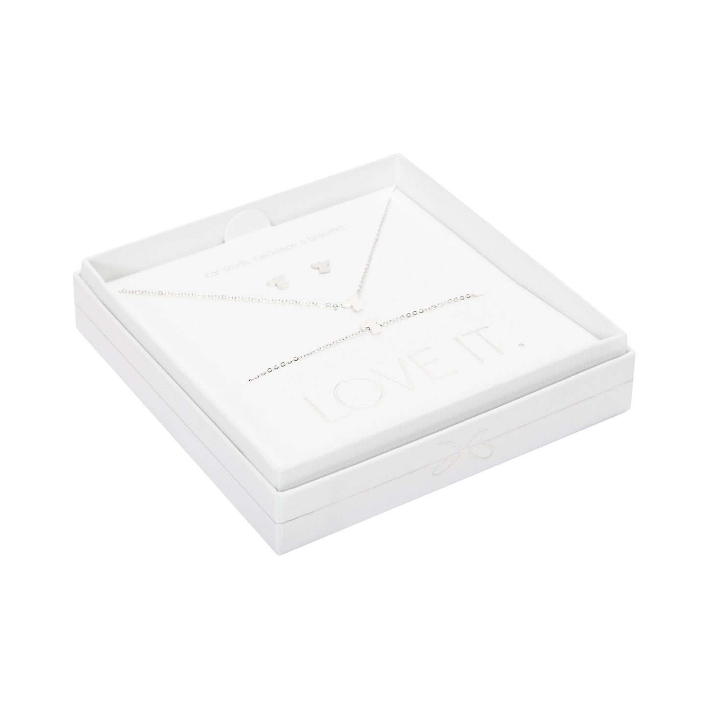 Crystals by HCA-Geschenkset-Love it.-Verzilverd-Engel