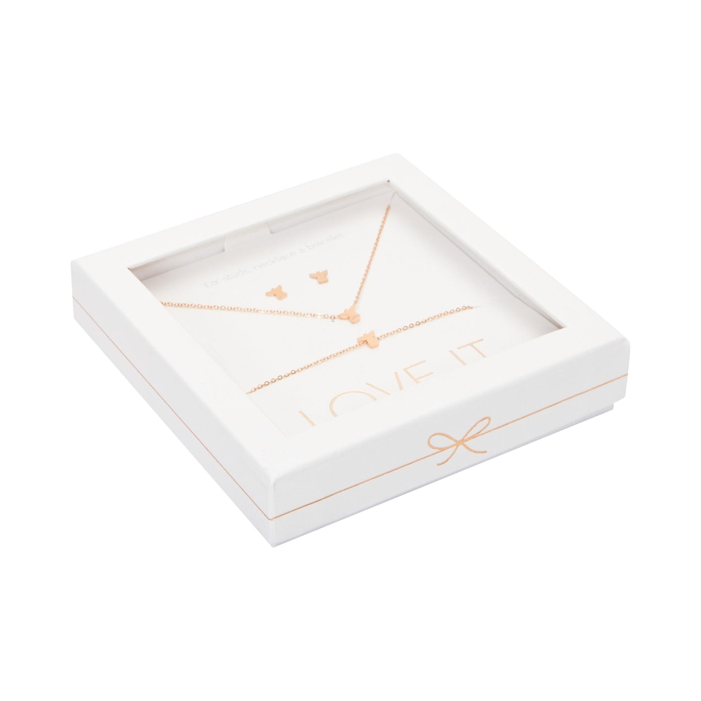 Crystals by HCA-Geschenkset-Love it.-Roségoud-Engel