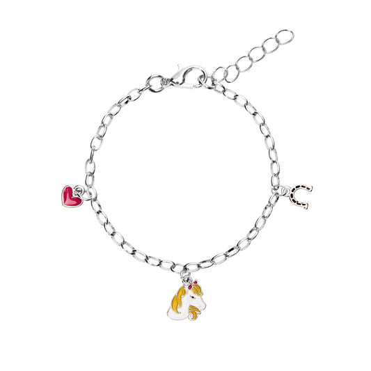 Crystals by HCA-Armband-3 hangers-Happy Kids-Paard