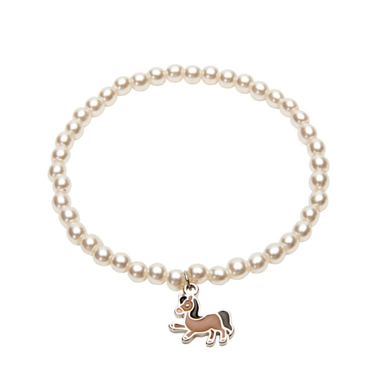 Crystals by HCA-Armband-Parels-Happy Kids-Paard