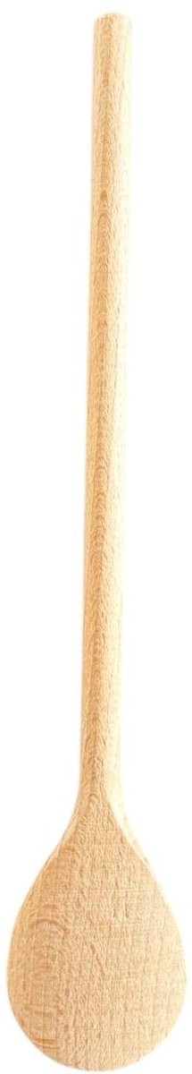 Houten lepel - pollepel - kooklepel - rond - set van 3 stuks - 25/30/35 cm - beukenhout