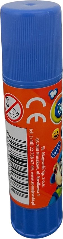 BAMBINO creatieve set met 12 kunstbenodigdheden + 20 stickers voor notitieboekjes