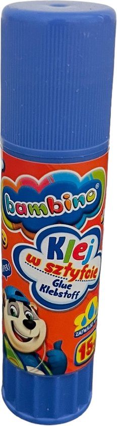 BAMBINO creatieve set met 12 kunstbenodigdheden + 20 stickers voor notitieboekjes