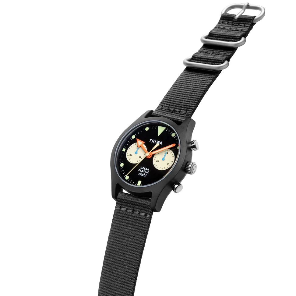 Triwa-Ocean Timer Black