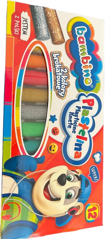 BAMBINO creatieve set met 12 kunstbenodigdheden + 20 stickers voor notitieboekjes