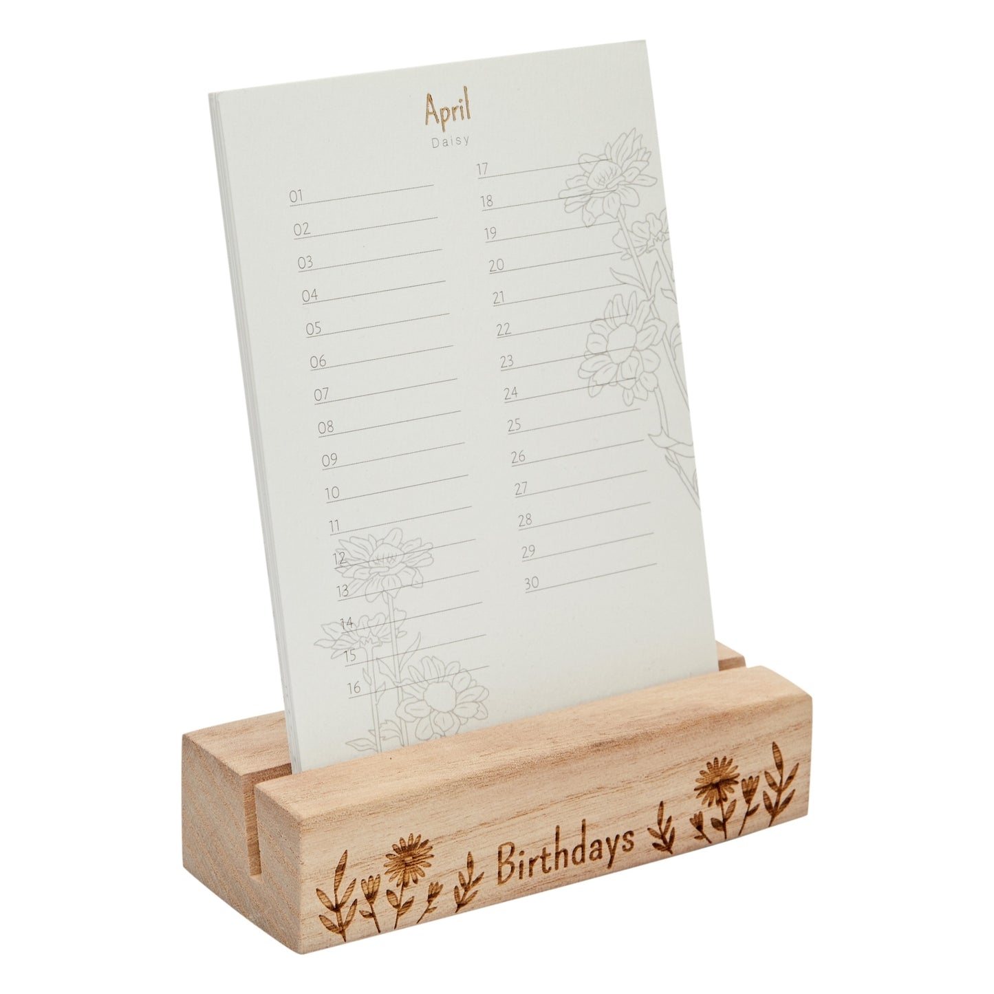 Crystals by HCA Birthday Calendar