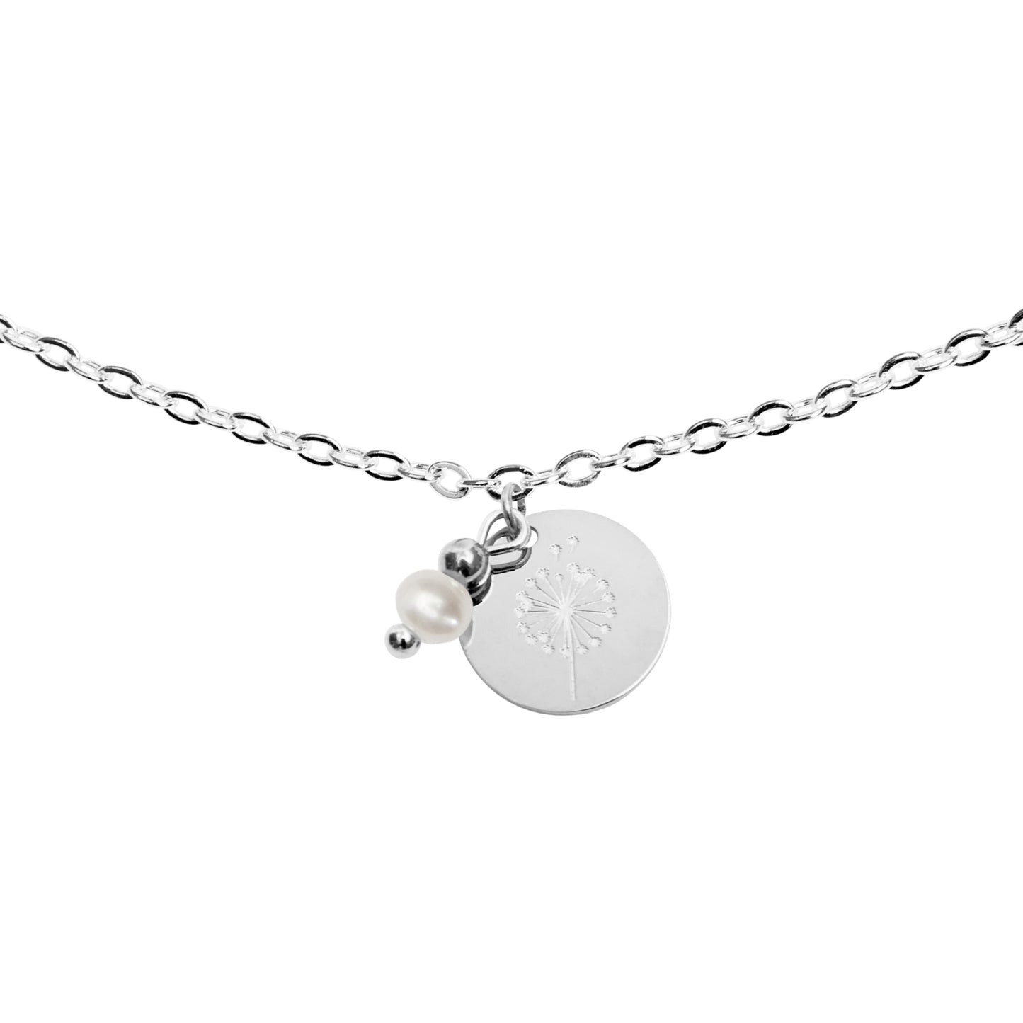 Crystals by HCA-Armband-Make a wish-Verzilverd-Parel