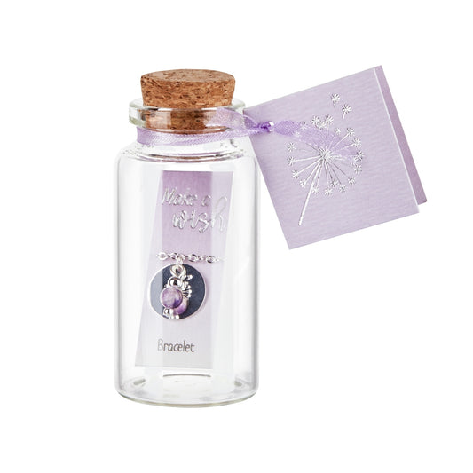 Crystals by HCA-Armband-Make a wish-Verzilverd-Amethyst