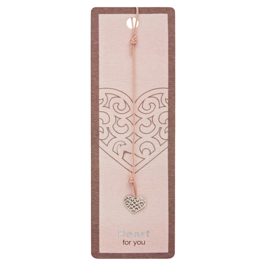 Boekenlegger met symbool-roestvrij st.-hart