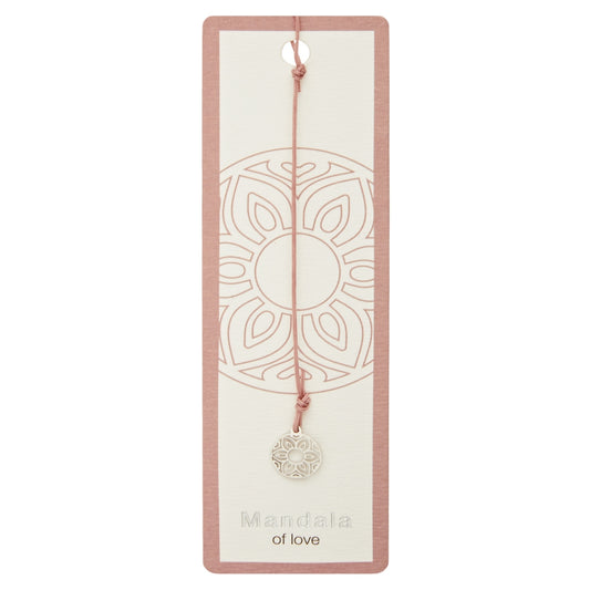 Boekenlegger met symbool-roestvrij st.-mandala van liefde