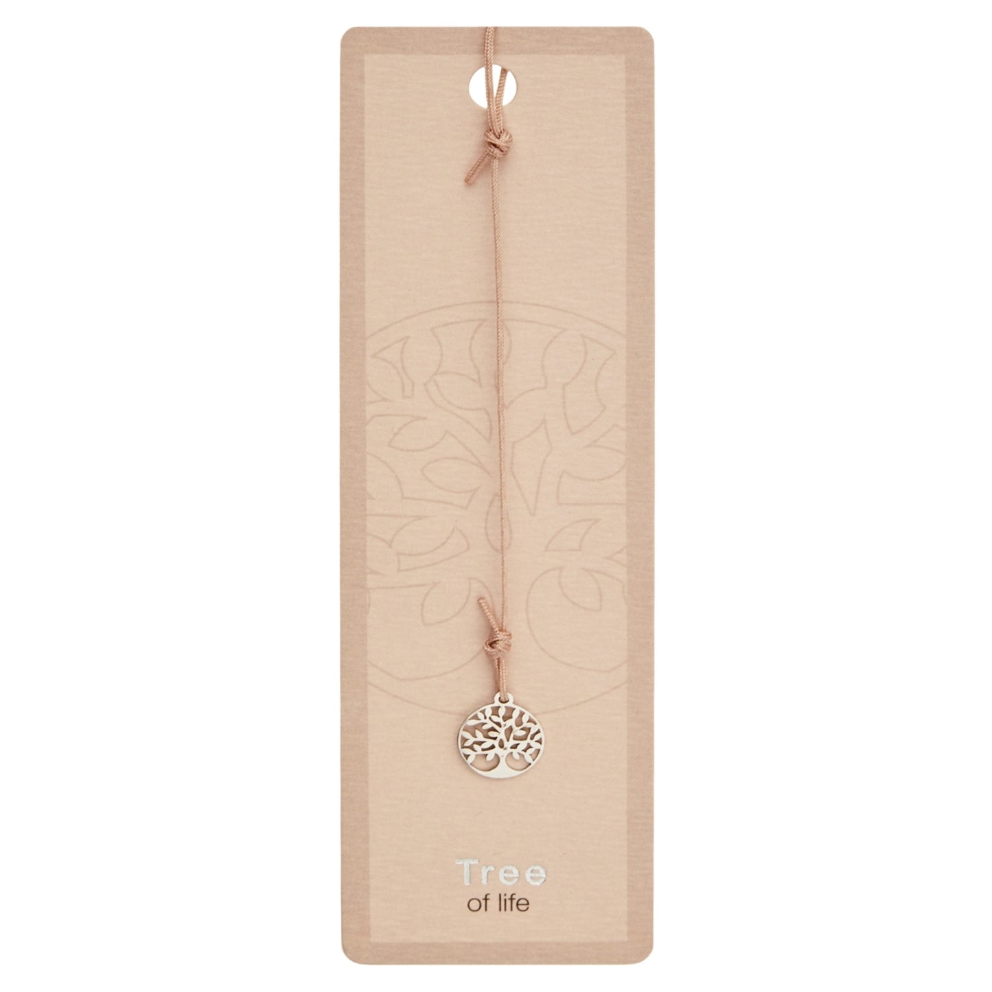 Boekenlegger met symbool-roestvrij st.-levensboom