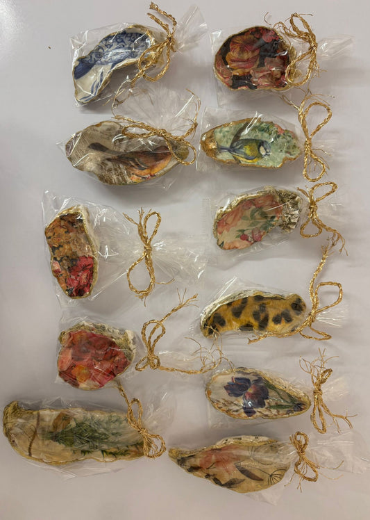 Sieradenschaaltje-Schelp-Handgeschilderd