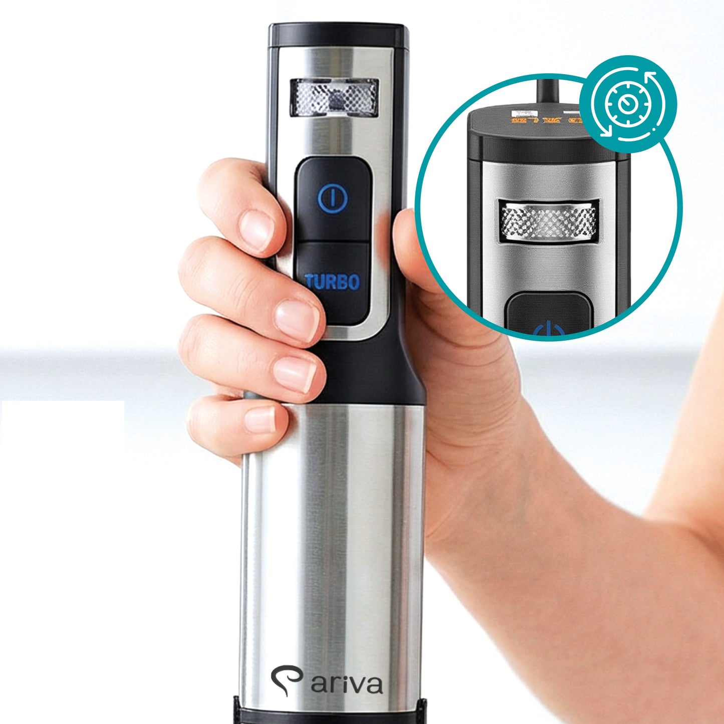 in 1-Staafmixer-Led-display-Accessoires-1500W-Mixen, hakken, kloppen-Titanium mes-0.8L-Standaard-Keukenmachine-Deeghaken-Garde