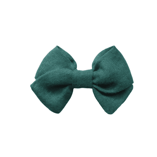 Middelgrote groene strik HANDGEMAAKT