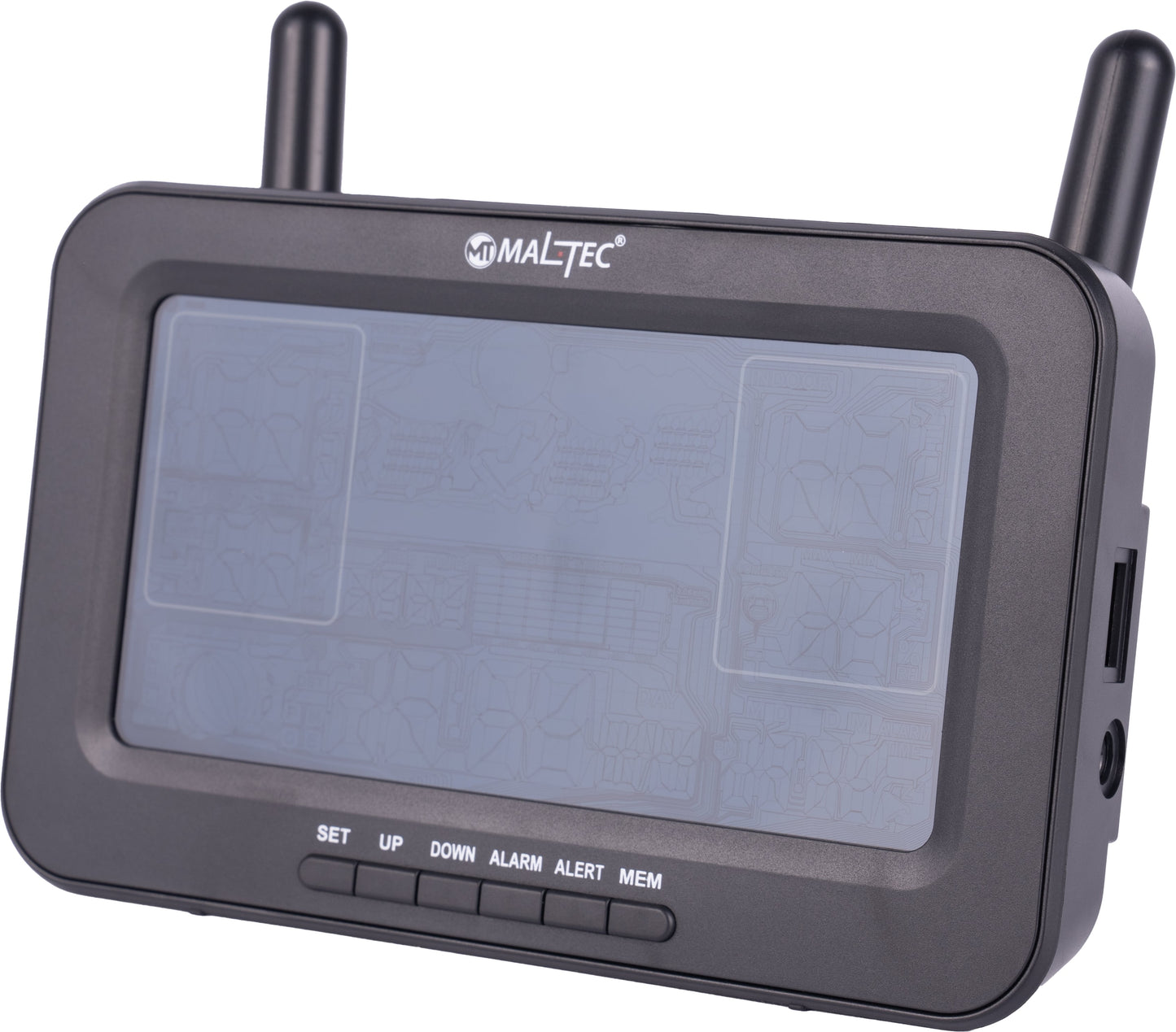 MalTec-Daily1000M-Draadloos weerstation-thermometer-hygrometer-barometer-klok