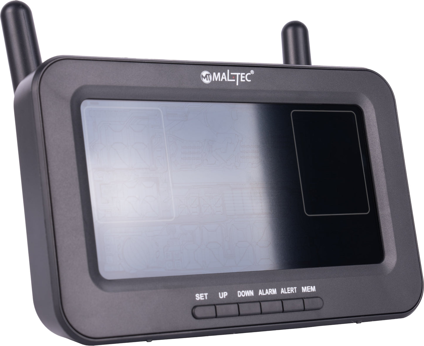 MalTec-Daily1000M-Draadloos weerstation-thermometer-hygrometer-barometer-klok