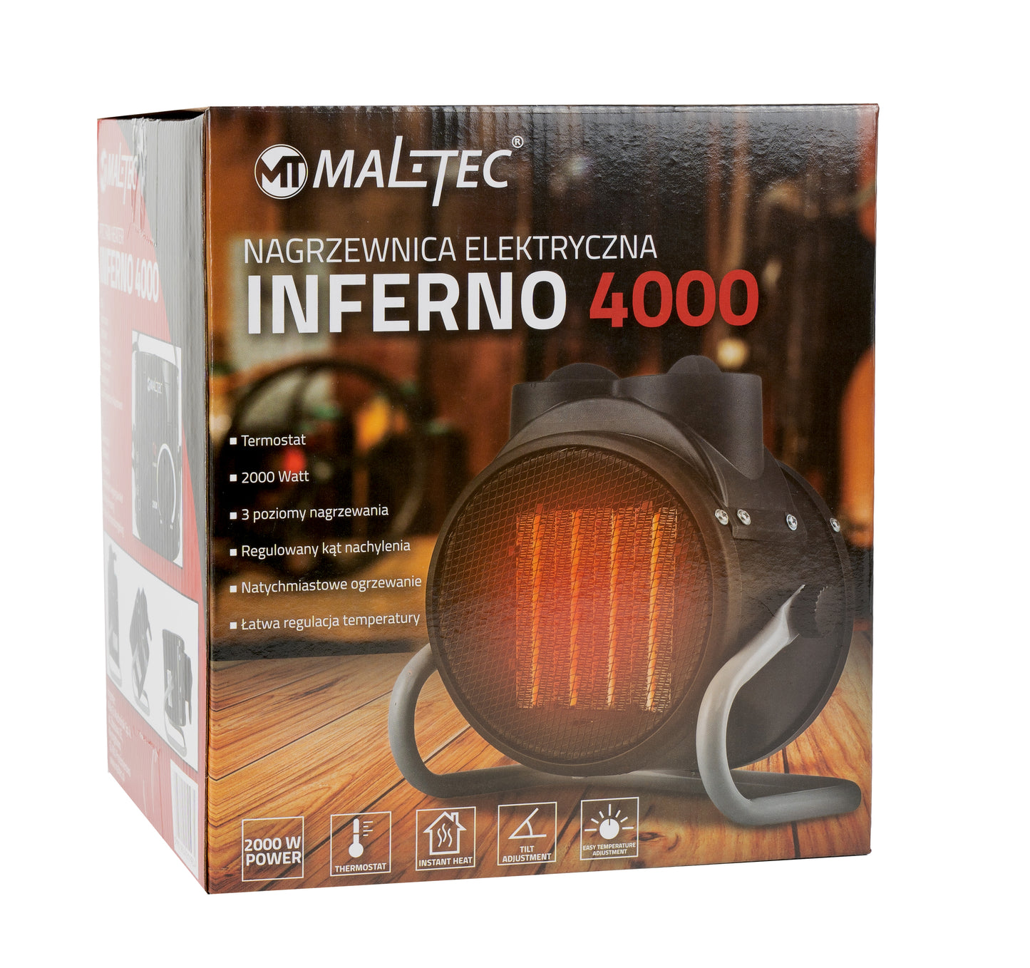 MalTec-INFERNO4000-2kW-Elektrische werkplaatskachel