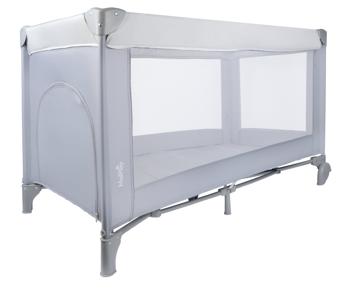 MalPlay-Luno-Reisbedje & Box 2-in-1 – Wieltjes – Inclusief Draagtas