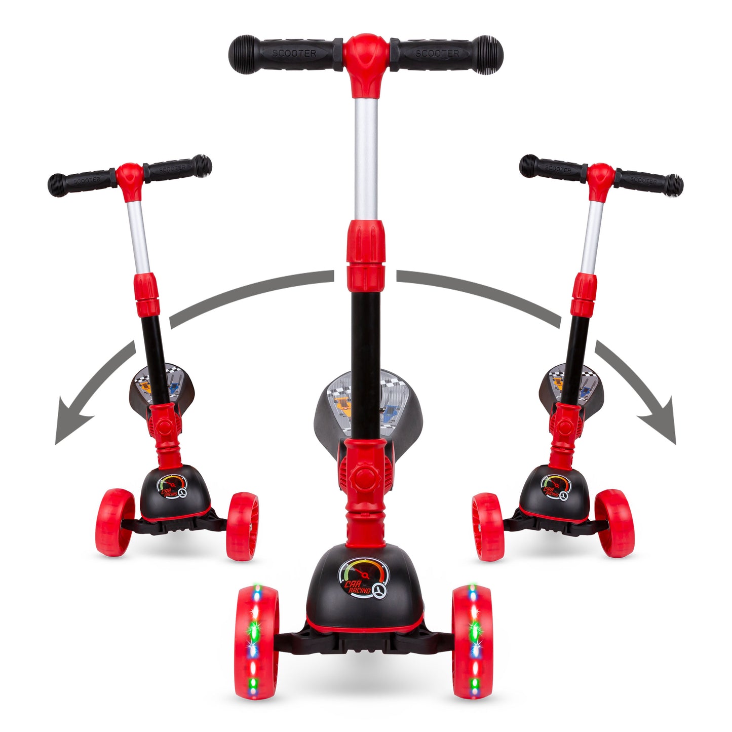 Kidwell-RIMBA-step-Rood/zwart-met zadel