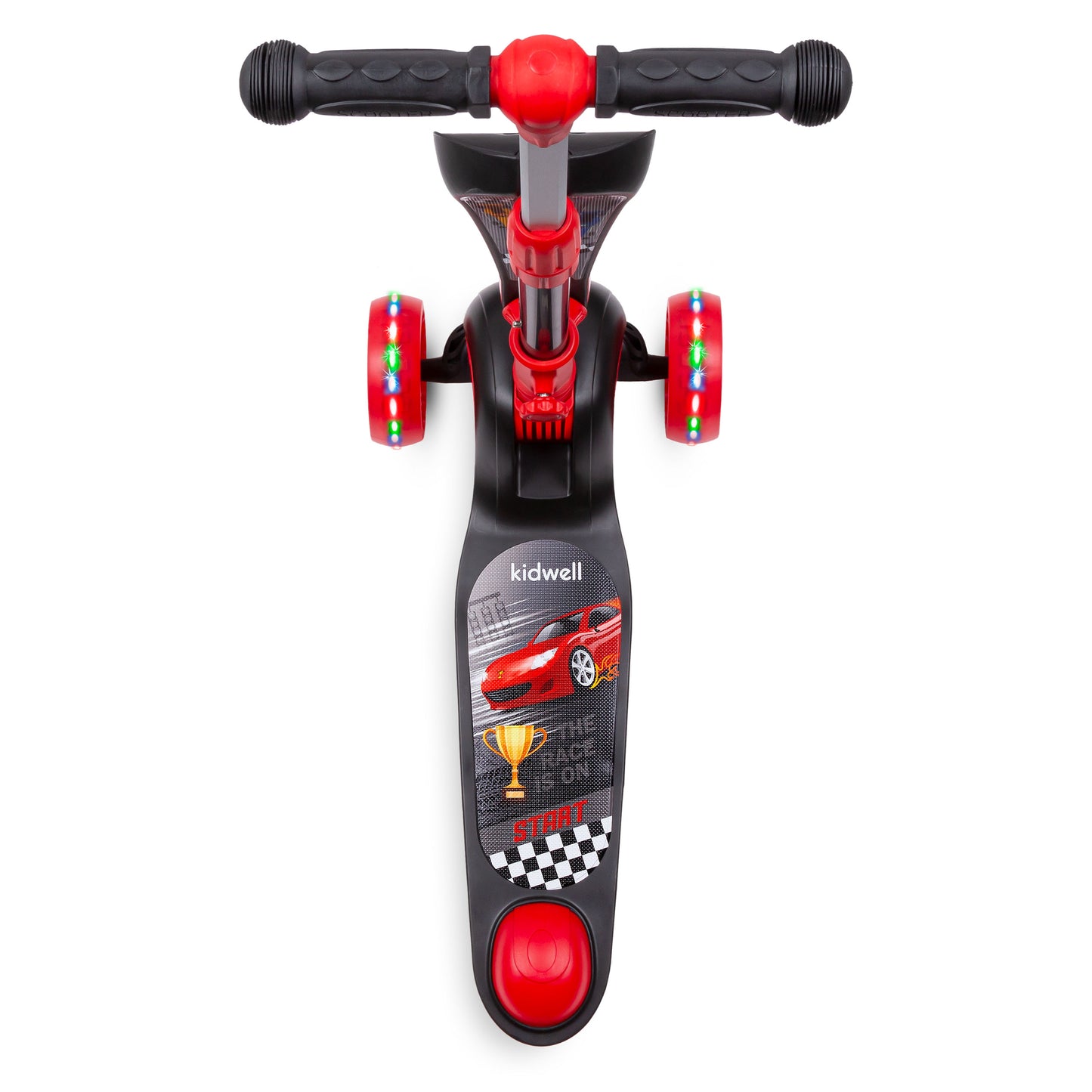 Kidwell-RIMBA-step-Rood/zwart-met zadel